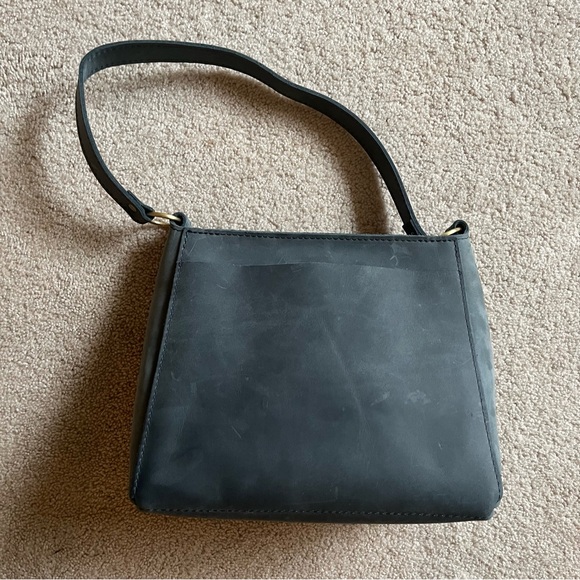 Portland Leather Gray Suede Purse - Picture 3 of 9